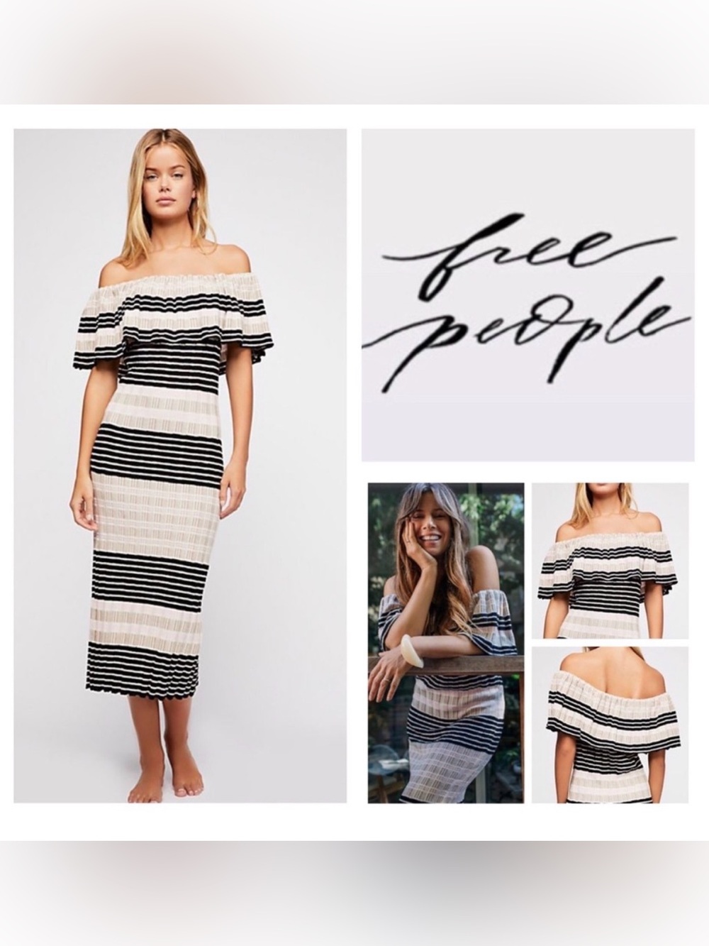 Free People Off Duty Knit Maxi Dress.